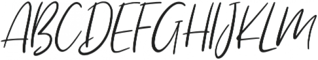 Sharpless Italic otf (400) Font UPPERCASE