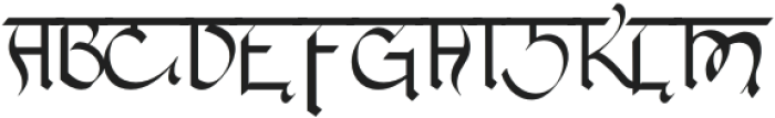 ShavanshiRajdhani-Regular otf (400) Font UPPERCASE