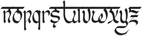ShavanshiRajdhani-Regular otf (400) Font LOWERCASE