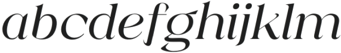 Shavina Medium Italic otf (500) Font LOWERCASE