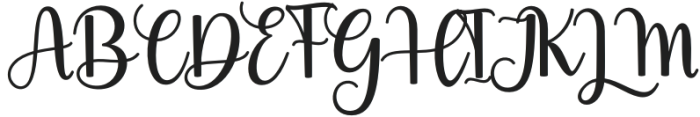 Shawty-Regular otf (400) Font UPPERCASE