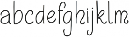 Shayfinton-Regular otf (400) Font LOWERCASE