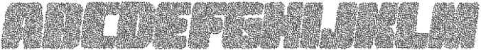 Sheepwool Stipple Italic otf (400) Font UPPERCASE