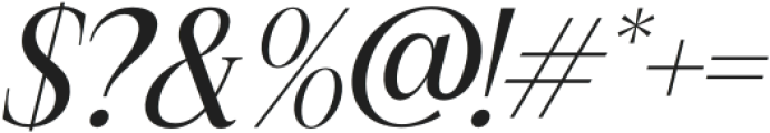 Sheftira Italic otf (400) Font OTHER CHARS