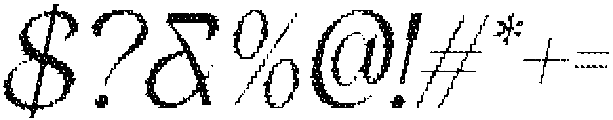 Sheilina Disco Italic otf (400) Font OTHER CHARS