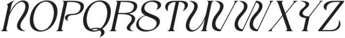 Sheilina Italic otf (400) Font UPPERCASE