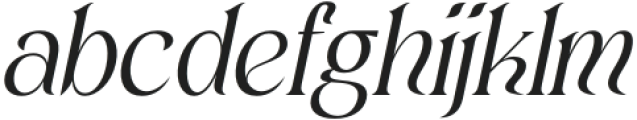 Sheilina Italic otf (400) Font LOWERCASE