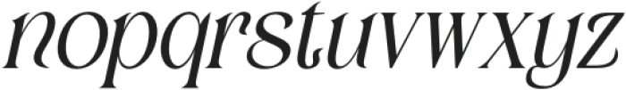 Sheilina Italic otf (400) Font LOWERCASE