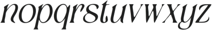 SheilinaDrawn-Italic otf (400) Font LOWERCASE
