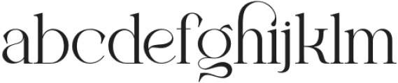 Sheina Regular otf (400) Font LOWERCASE