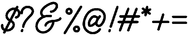 Shelby otf (400) Font OTHER CHARS