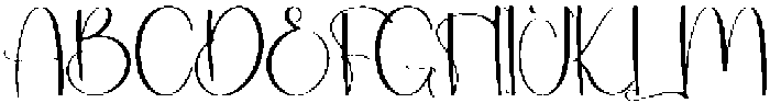 Shella Regular otf (400) Font UPPERCASE