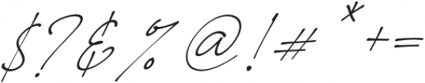 Shellana Italic 2 otf (400) Font OTHER CHARS