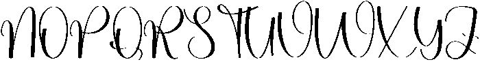 Shelly Regular otf (400) Font UPPERCASE