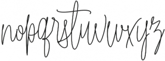 Shelly Signature otf (400) Font LOWERCASE