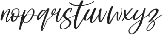 Shelter Melody Italic otf (400) Font LOWERCASE