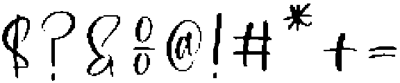 Shelter Natural otf (400) Font OTHER CHARS