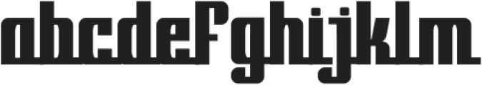 Shepro Gobegih Regular otf (400) Font LOWERCASE