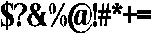 Shequan BlackCondensed otf (900) Font OTHER CHARS