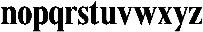 Shequan BlackCondensed otf (900) Font LOWERCASE