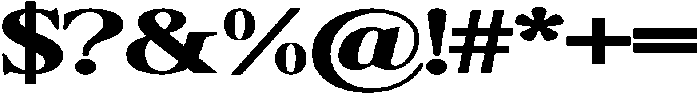 Shequan BlackExpanded otf (900) Font OTHER CHARS