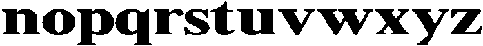 Shequan BlackExpanded otf (900) Font LOWERCASE