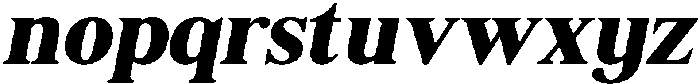 Shequan BlackItalic otf (900) Font LOWERCASE