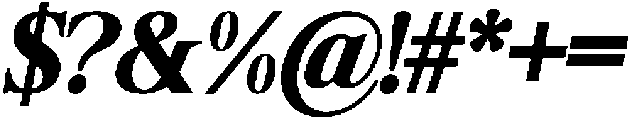 Shequan BlackSemiCondIta otf (900) Font OTHER CHARS