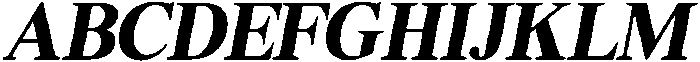 Shequan BlackSemiCondIta otf (900) Font UPPERCASE