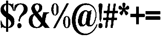 Shequan BoldCondensed otf (700) Font OTHER CHARS
