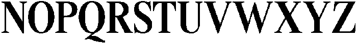 Shequan BoldCondensed otf (700) Font UPPERCASE