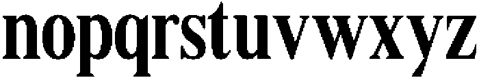 Shequan BoldCondensed otf (700) Font LOWERCASE