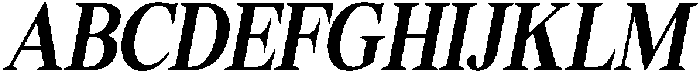 Shequan BoldCondensedItalic otf (700) Font UPPERCASE