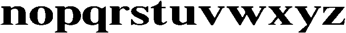 Shequan BoldExpanded otf (700) Font LOWERCASE