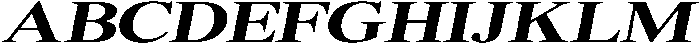Shequan BoldExpandedItalic otf (700) Font UPPERCASE