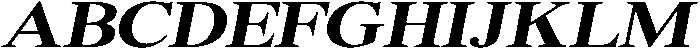 Shequan BoldSemExpIta otf (700) Font UPPERCASE