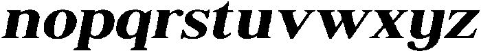 Shequan BoldSemExpIta otf (700) Font LOWERCASE