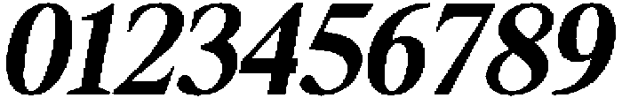 Shequan BoldSemiCondIta otf (700) Font OTHER CHARS
