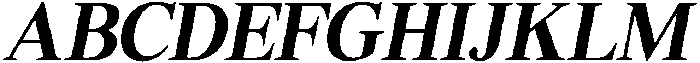 Shequan BoldSemiCondIta otf (700) Font UPPERCASE