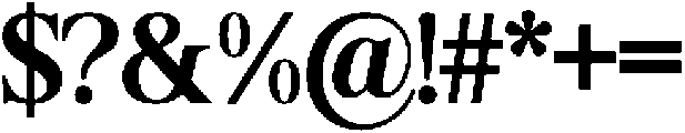 Shequan BoldSemiCondensed otf (700) Font OTHER CHARS