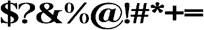 Shequan BoldSemiExpanded otf (700) Font OTHER CHARS