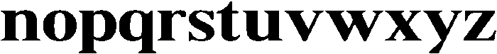 Shequan BoldSemiExpanded otf (700) Font LOWERCASE