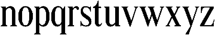Shequan Condensed otf (400) Font LOWERCASE