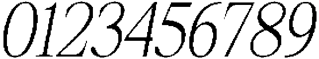 Shequan ExtLtCondIta otf (400) Font OTHER CHARS
