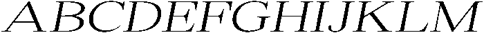 Shequan ExtLtExpIta otf (400) Font UPPERCASE