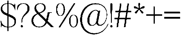 Shequan ExtLtSemiCond otf (400) Font OTHER CHARS