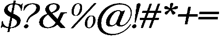 Shequan-Italic otf (400) Font OTHER CHARS