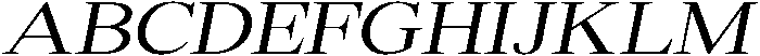 Shequan LightSemExpIta otf (300) Font UPPERCASE