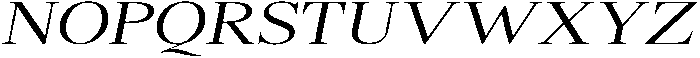 Shequan LightSemExpIta otf (300) Font UPPERCASE