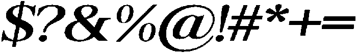 Shequan MedSemExpIta otf (400) Font OTHER CHARS